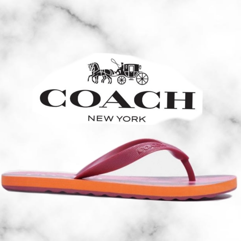 NWT Coach Zak Flip Flop SZ 7